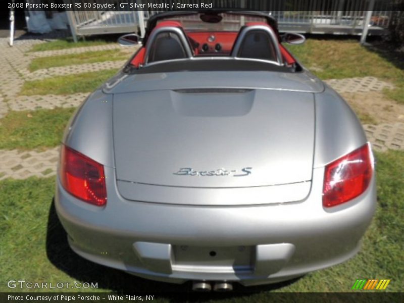 GT Silver Metallic / Carrera Red 2008 Porsche Boxster RS 60 Spyder
