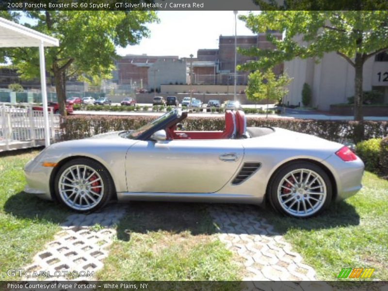GT Silver Metallic / Carrera Red 2008 Porsche Boxster RS 60 Spyder