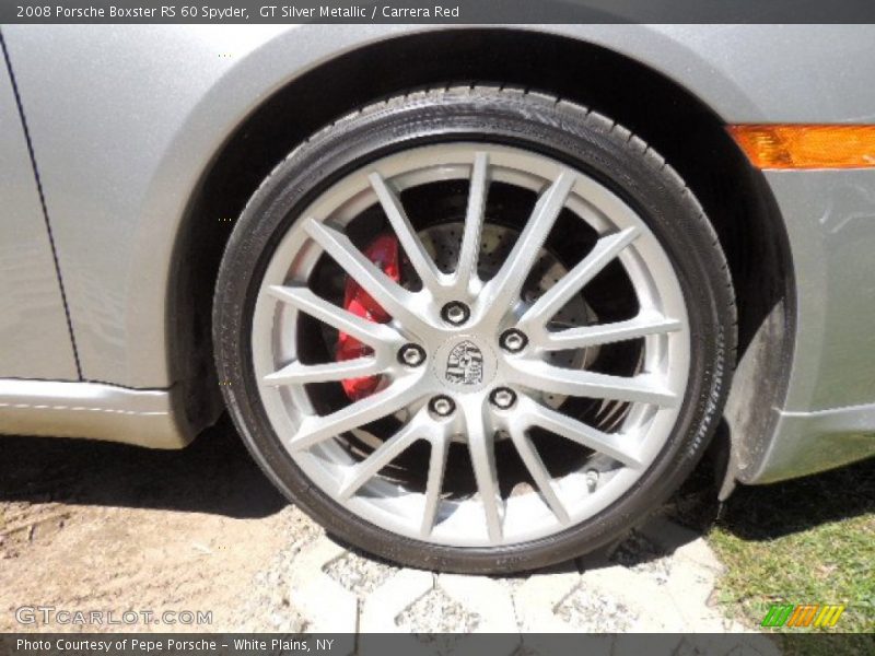 GT Silver Metallic / Carrera Red 2008 Porsche Boxster RS 60 Spyder