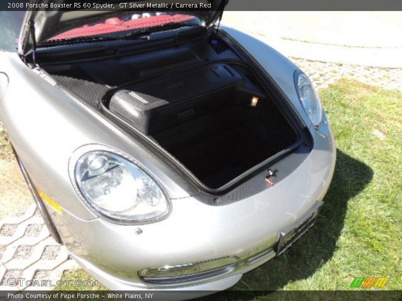 GT Silver Metallic / Carrera Red 2008 Porsche Boxster RS 60 Spyder
