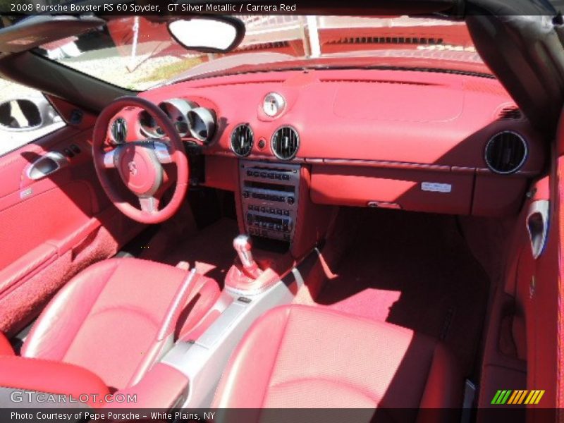 GT Silver Metallic / Carrera Red 2008 Porsche Boxster RS 60 Spyder