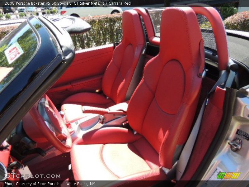 GT Silver Metallic / Carrera Red 2008 Porsche Boxster RS 60 Spyder
