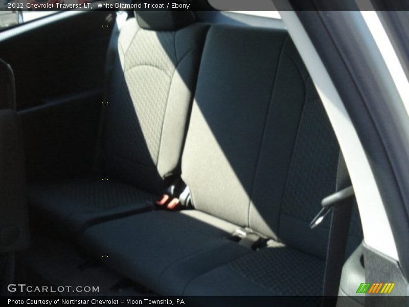 White Diamond Tricoat / Ebony 2012 Chevrolet Traverse LT
