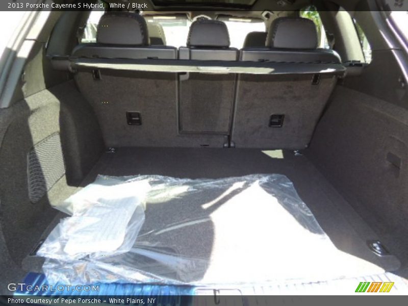 White / Black 2013 Porsche Cayenne S Hybrid
