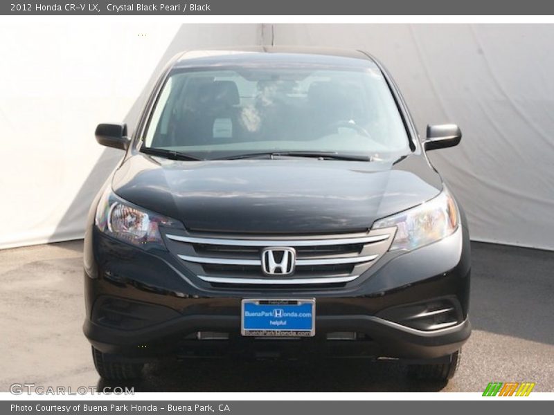 Crystal Black Pearl / Black 2012 Honda CR-V LX