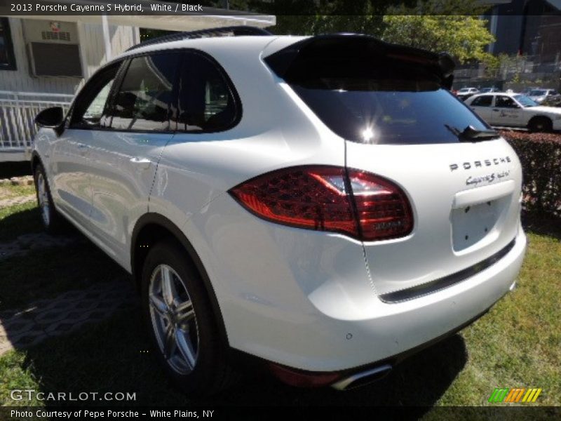 White / Black 2013 Porsche Cayenne S Hybrid