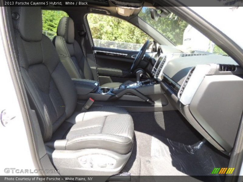 White / Black 2013 Porsche Cayenne S Hybrid