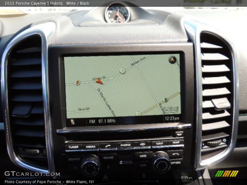 White / Black 2013 Porsche Cayenne S Hybrid