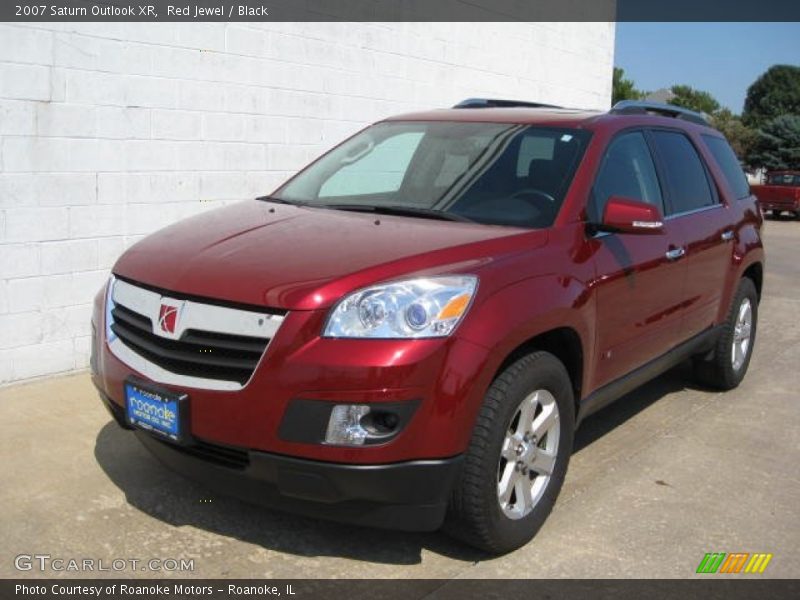 Red Jewel / Black 2007 Saturn Outlook XR
