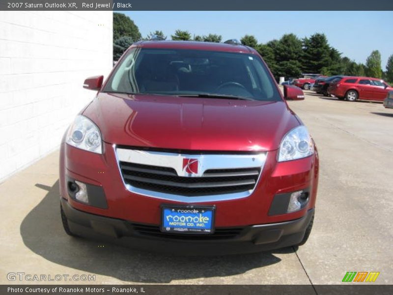 Red Jewel / Black 2007 Saturn Outlook XR