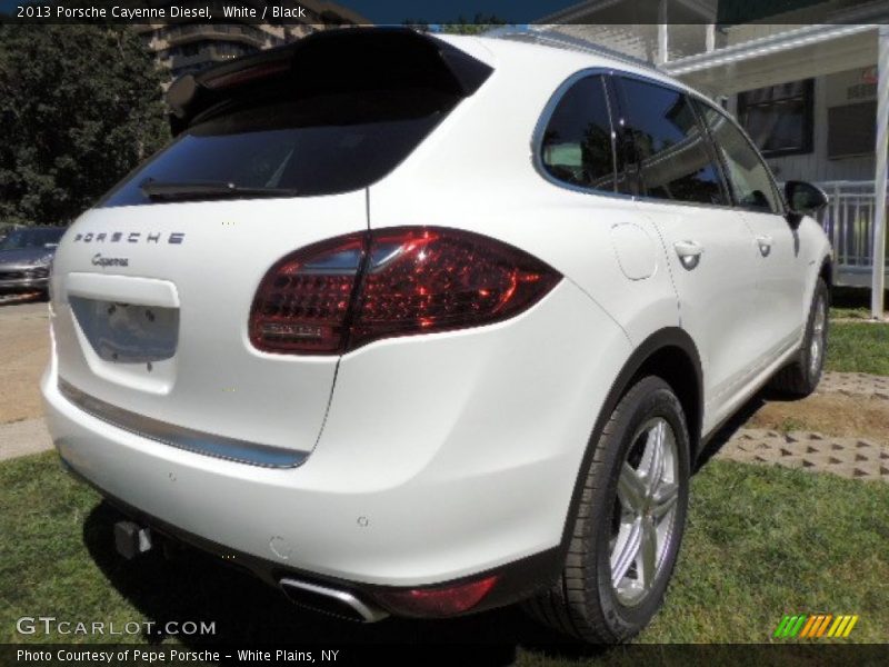 White / Black 2013 Porsche Cayenne Diesel