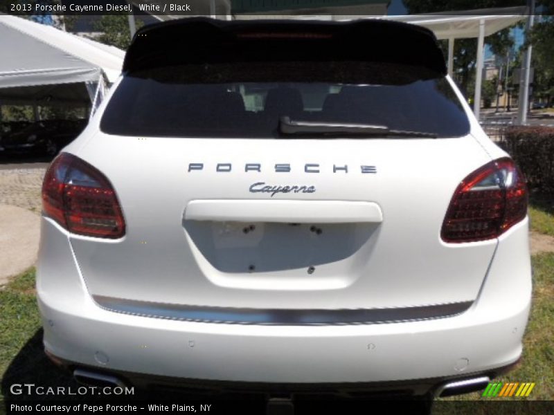 White / Black 2013 Porsche Cayenne Diesel