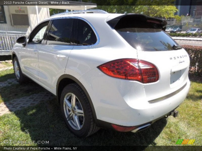 White / Black 2013 Porsche Cayenne Diesel