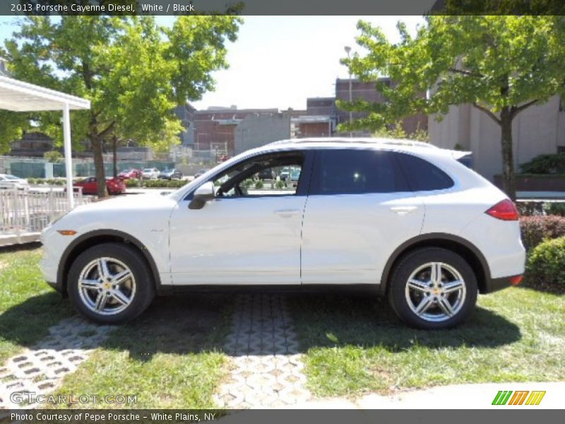 White / Black 2013 Porsche Cayenne Diesel