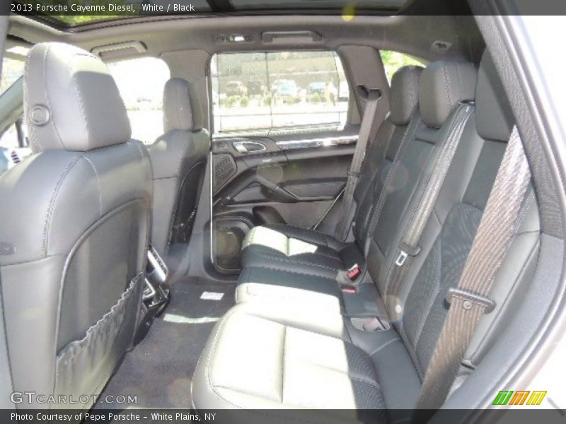 Rear Seat of 2013 Cayenne Diesel