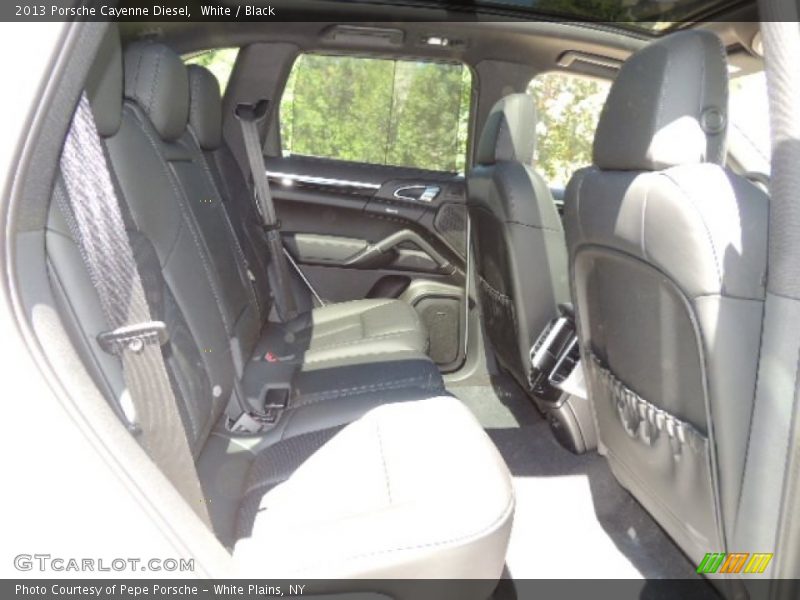White / Black 2013 Porsche Cayenne Diesel