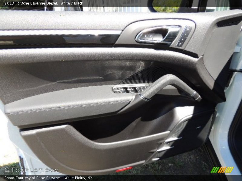 White / Black 2013 Porsche Cayenne Diesel