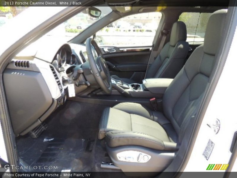 White / Black 2013 Porsche Cayenne Diesel
