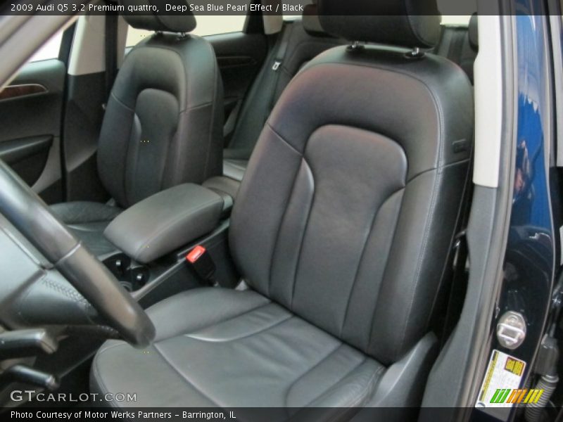 Deep Sea Blue Pearl Effect / Black 2009 Audi Q5 3.2 Premium quattro