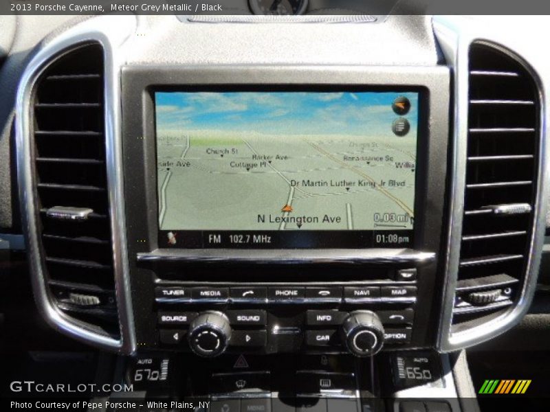 Meteor Grey Metallic / Black 2013 Porsche Cayenne