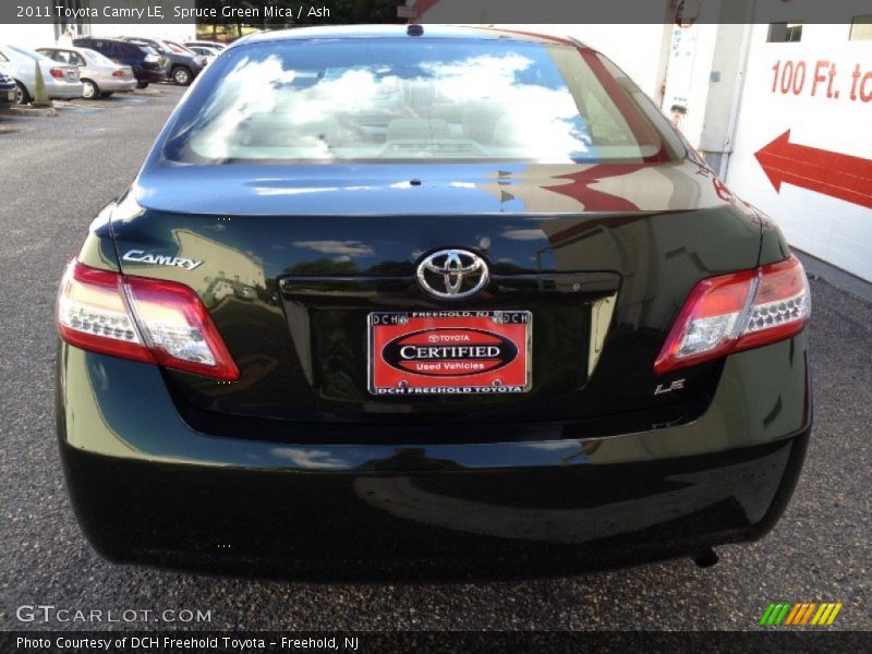 Spruce Green Mica / Ash 2011 Toyota Camry LE