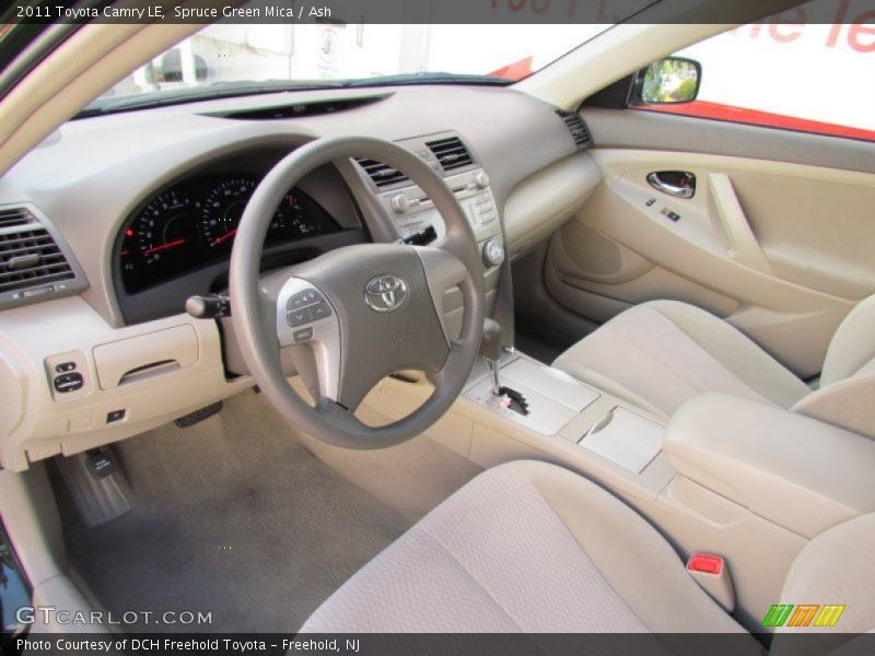 Spruce Green Mica / Ash 2011 Toyota Camry LE