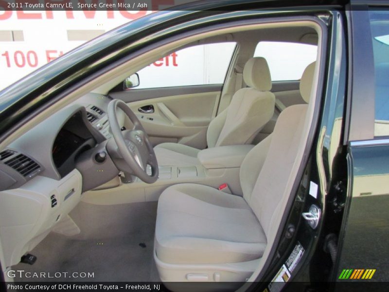 Spruce Green Mica / Ash 2011 Toyota Camry LE