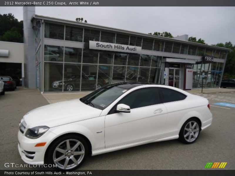 Arctic White / Ash 2012 Mercedes-Benz C 250 Coupe