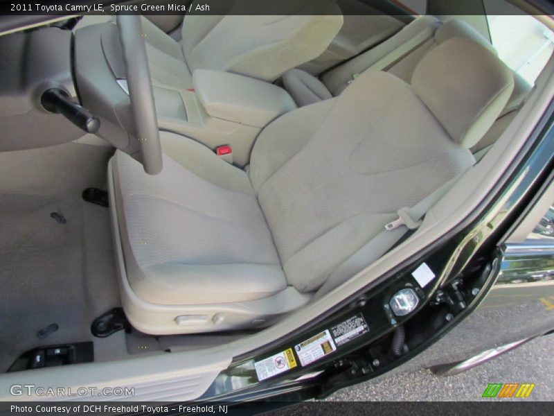 Spruce Green Mica / Ash 2011 Toyota Camry LE