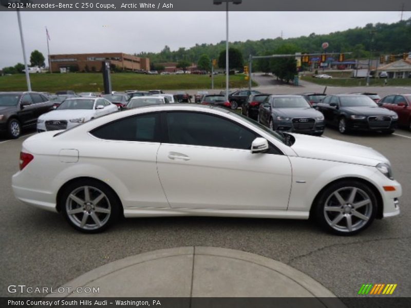 Arctic White / Ash 2012 Mercedes-Benz C 250 Coupe