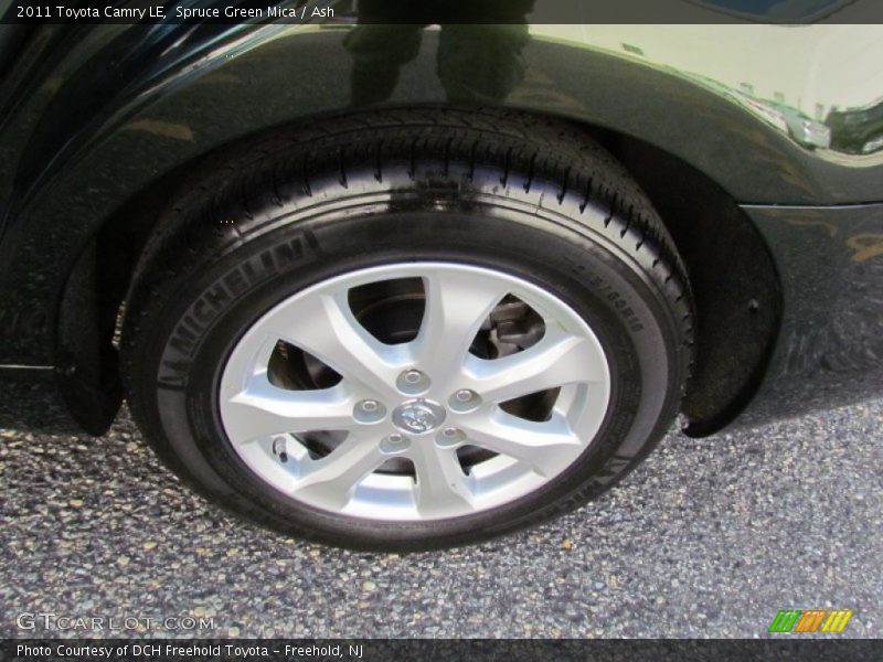 Spruce Green Mica / Ash 2011 Toyota Camry LE