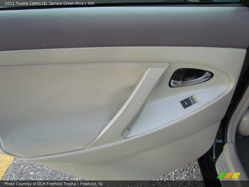 Spruce Green Mica / Ash 2011 Toyota Camry LE