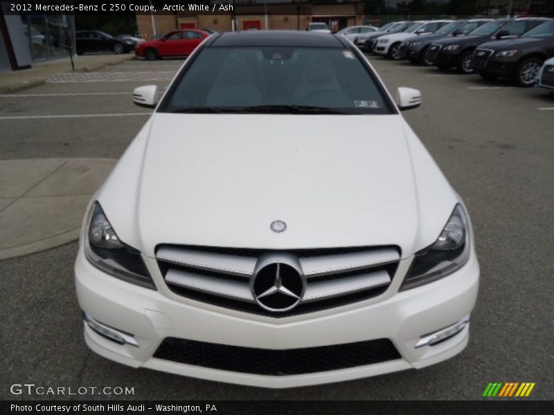 Arctic White / Ash 2012 Mercedes-Benz C 250 Coupe