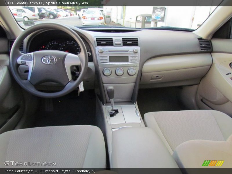 Spruce Green Mica / Ash 2011 Toyota Camry LE