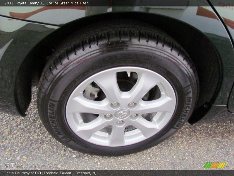 Spruce Green Mica / Ash 2011 Toyota Camry LE