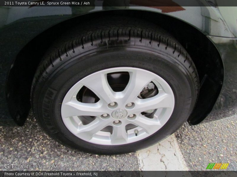 Spruce Green Mica / Ash 2011 Toyota Camry LE