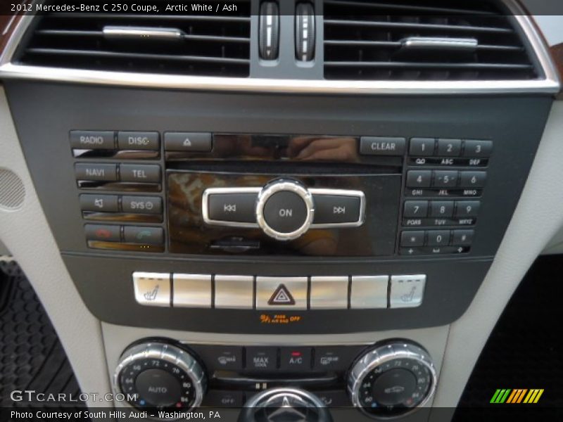 Arctic White / Ash 2012 Mercedes-Benz C 250 Coupe