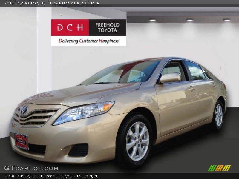 Sandy Beach Metallic / Bisque 2011 Toyota Camry LE