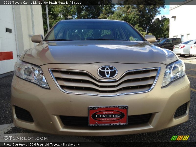 Sandy Beach Metallic / Bisque 2011 Toyota Camry LE