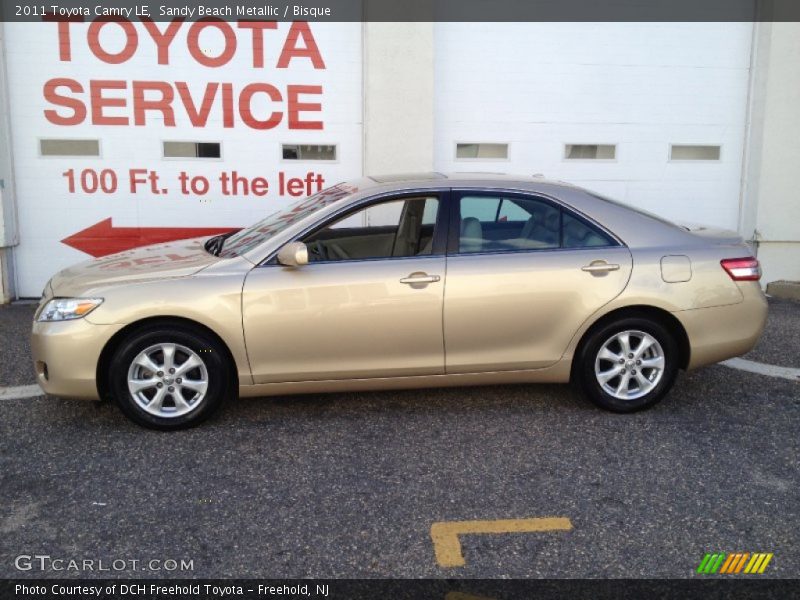 Sandy Beach Metallic / Bisque 2011 Toyota Camry LE