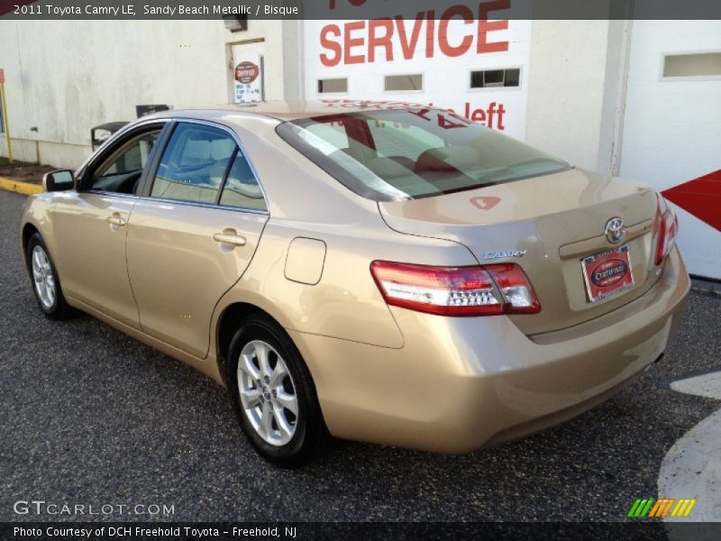 Sandy Beach Metallic / Bisque 2011 Toyota Camry LE