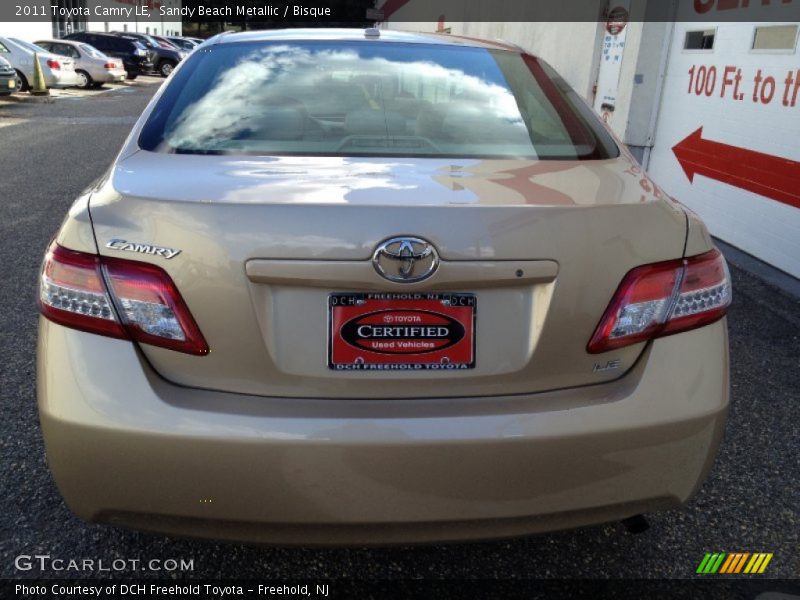 Sandy Beach Metallic / Bisque 2011 Toyota Camry LE
