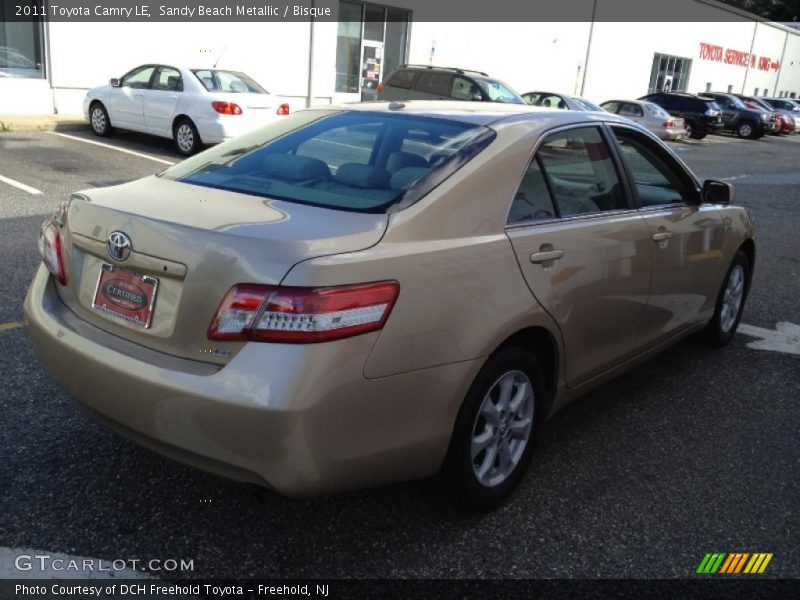 Sandy Beach Metallic / Bisque 2011 Toyota Camry LE