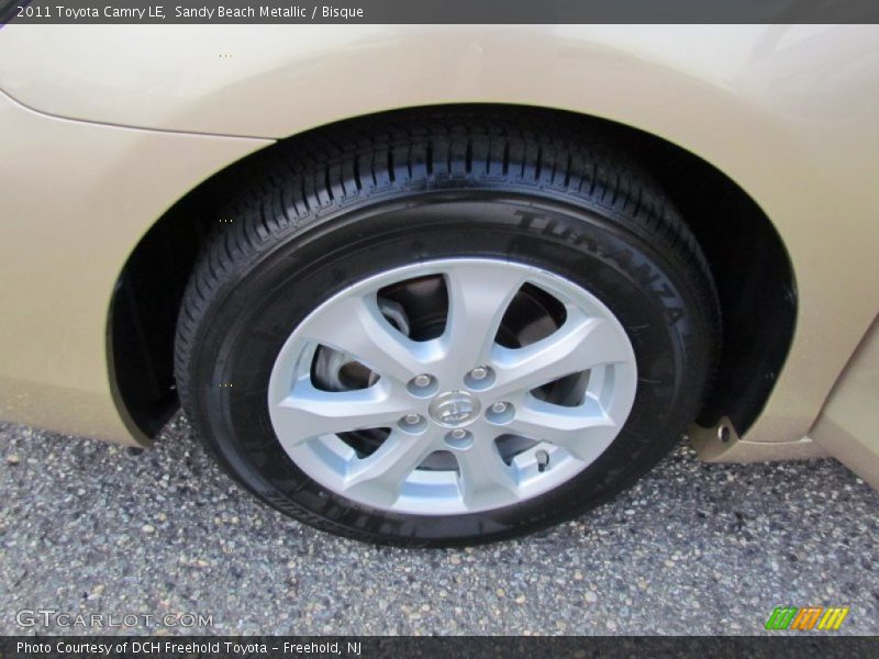 Sandy Beach Metallic / Bisque 2011 Toyota Camry LE