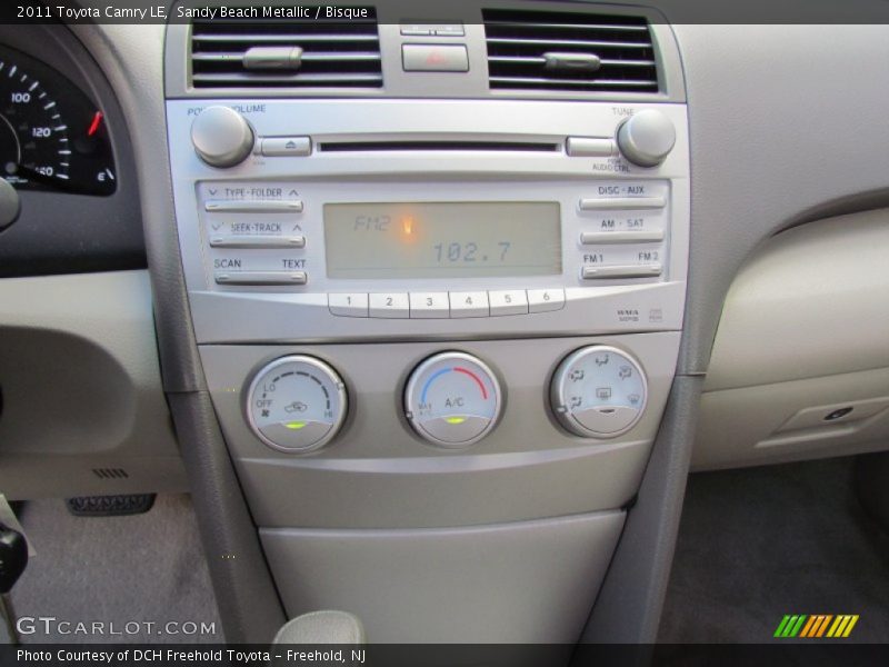 Sandy Beach Metallic / Bisque 2011 Toyota Camry LE