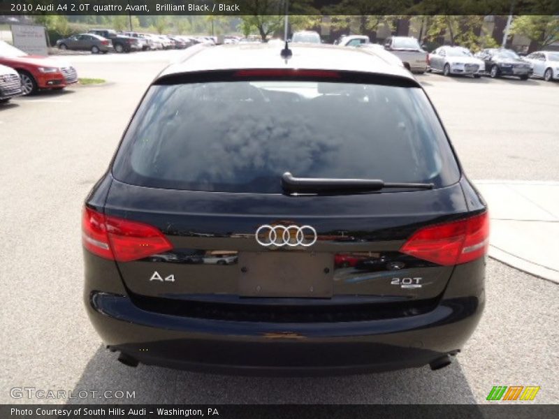 Brilliant Black / Black 2010 Audi A4 2.0T quattro Avant
