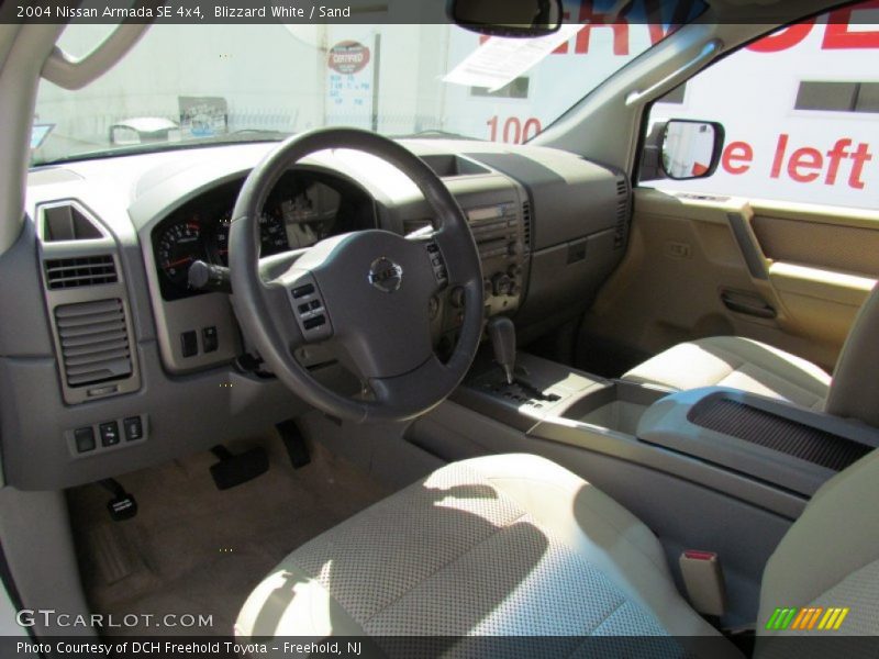 Blizzard White / Sand 2004 Nissan Armada SE 4x4