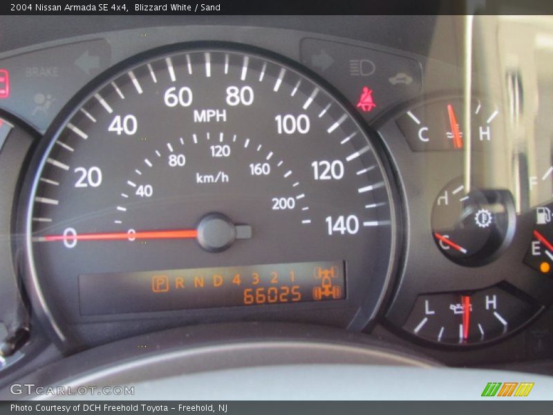 Blizzard White / Sand 2004 Nissan Armada SE 4x4