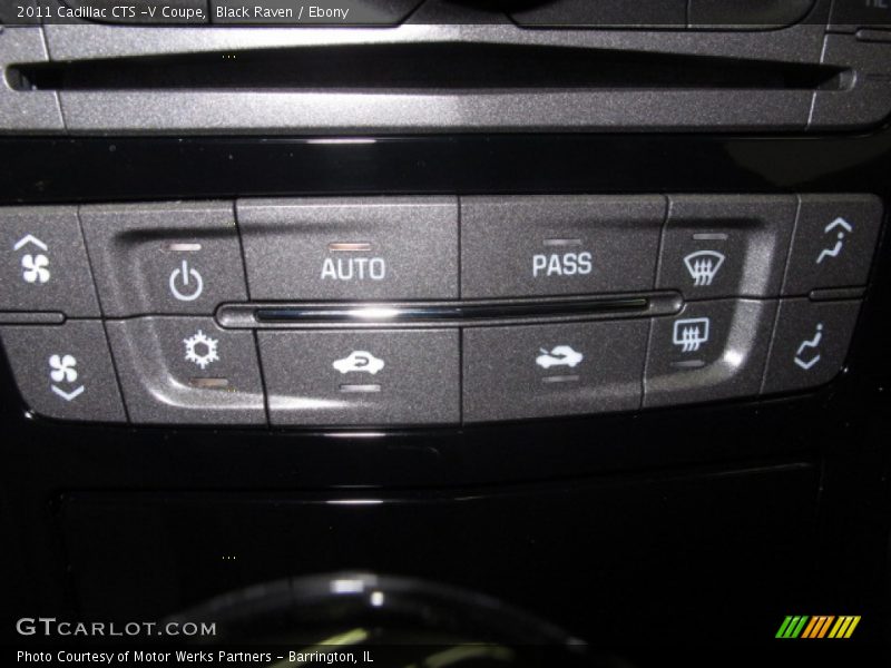 Controls of 2011 CTS -V Coupe