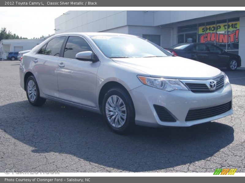 Classic Silver Metallic / Black 2012 Toyota Camry L